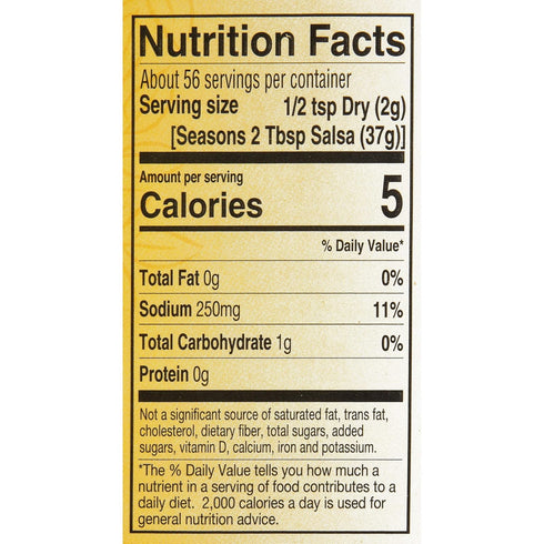 4 oz Packet Pack 12) Mrs. Wages Mild Salsa Canning Mix, Easy-To-Use, Simple Homemade Salsa, Mild Spice Flavoring