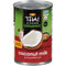 Thai Kitchen Organic Unsweetened Coconut Milk, 13.66 Fl Oz (Pack of 6)