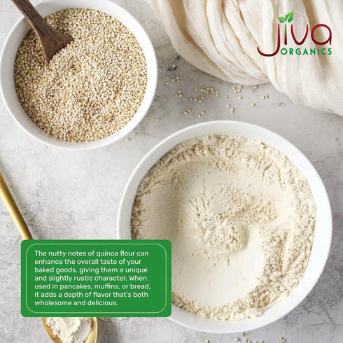 2 LB Jiva Organics Premium Quinoa Flour Bag - Non GMO