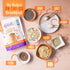 11g 12 oz (Pack 2) Oatsome PBfit Overnight Oats - Peanut Butter Flavor with Chia Seeds, Flax Seeds and Hemp Seeds