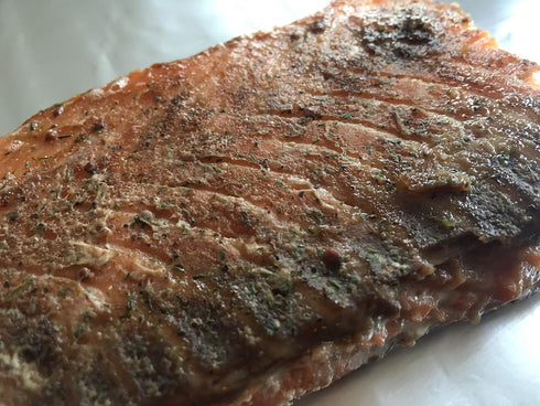 Burnt Sacrifice (3 1.5 Packets) Northwest Salmon Gourmet BBQ Spice Rub Seasoning, Makes Smoked Salmon x Ounce Fish