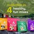Pack 6 5oz Spring Creek Trail Mix, No Added Sugars, Dried Fruit and Mixed Nuts - Great Gym, Office, and School Snack