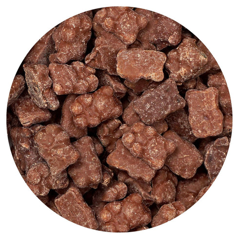 Milk Chocolate Covered Gummy Bears, 2 Pound Bulk Bag, Chocolate Candy, Gummy