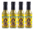 Gringo Bandito Hot Sauce, Green Habanero, 5 Ounce, Pack of 4