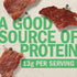 13g 100% 5 Oz. Jack Link's Turkey Jerky, Original, Jerky Bag - Flavorful Snack, Ready to Eat Protein Snacks