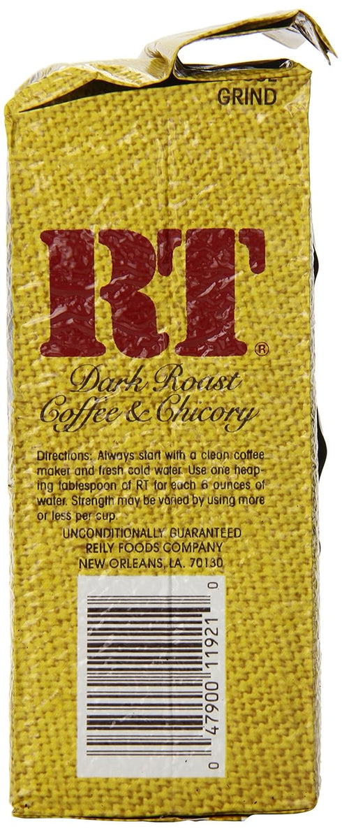 CDM 13oz (Pack 4) RT Dark Roast Ground Coffee & Chicory Brick