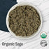 (4 oz), Albanian J Mac Botanicals, Organic Rubbed Sage Certified USDA Organic, Dried Rubbed Sage Leaf. Culinary