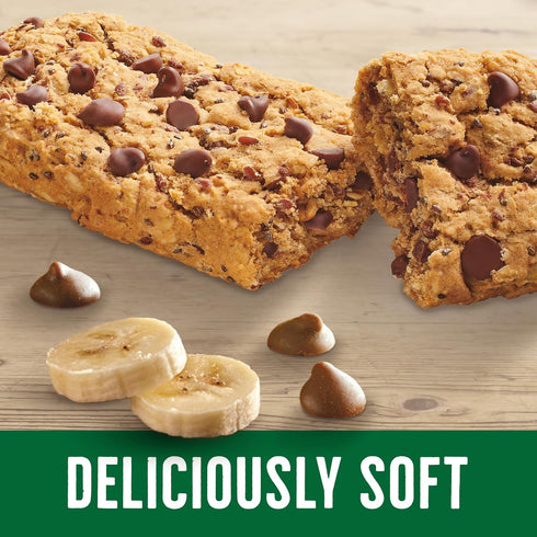5 8.85 oz Nature Valley Soft Baked Breakfast Bars, Banana Chocolate Chip, Morning Snacks, Bars