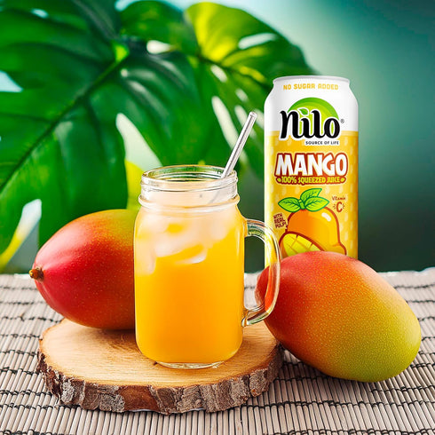 100% 10.8 oz (Pack 12) NILO Mango Juice | Squeezed Mango | NO Sugar added | NOT From Concentrate |