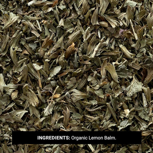 16 (Pack 1) Frontier Co-op Organic Lemon Balm Leaf, Cut and Sifted, Kosher, Bulk Bag - Dried Lemon Balm Herb Loose Leaf