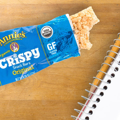 Pack, 12 9.36 oz Annie's Organic Original Crispy Snack Bars, Gluten Free, Value Bars