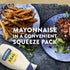 20 oz (Pack 2) Hellmann's Real Mayonnaise Real Mayo Squeeze Bottle For a Rich Creamy Condiment Gluten Free, Made