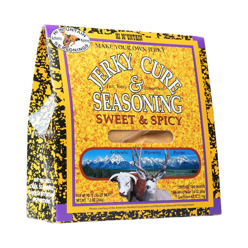 Hi Mountain Jerky Seasoning and Cure Kit | SWEET & SPICY BLEND