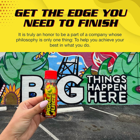 2.5 oz, 12 Pack Pickle Juice Sports Drink Shots, Extra Strength, Chili Lime - Relieves Cramps Fast - Electrolyte Shots