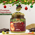 7 oz (200g) Gulluoglu Christmas Edition Dubai Chocolate Pistachio Peanut Spread in Festive Holiday Jar | Limited
