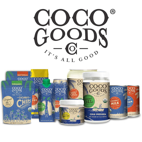 100% 16.9 oz (12 Pack) CocoGoodsCo Organic Coconut Water, Single-Origin, One Ingredient, Zero Added Sugar, Non-GMO