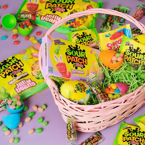 Sour Patch Kids 18 Packs Bunnies Soft & Chewy Easter Candy, Snack