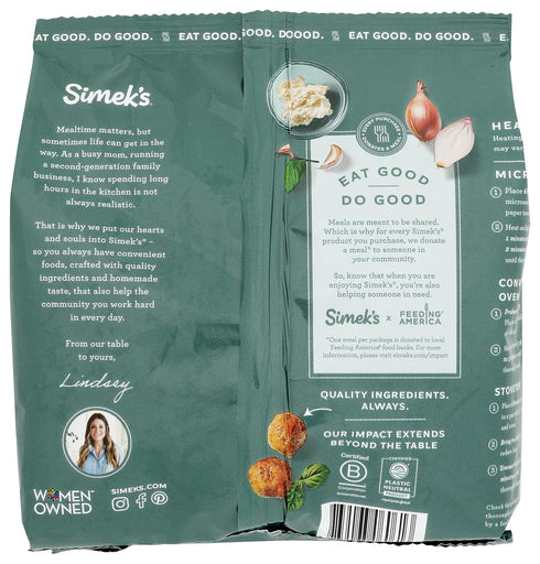 Simek's 12 , Turkey Meatballs, Ounce