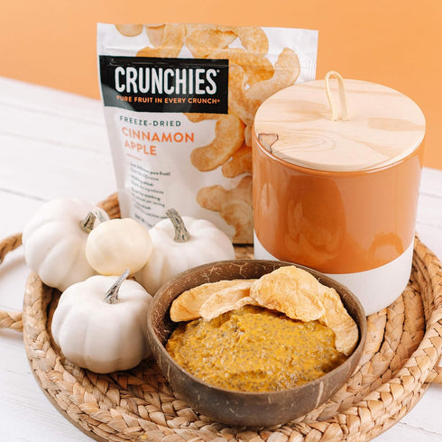 100% Packs, Pack 6 Crunchies Freeze-Dried Fruits, All Natural Crispy Fruit, Non GMO and Kosher, Resealable Freeze Dried