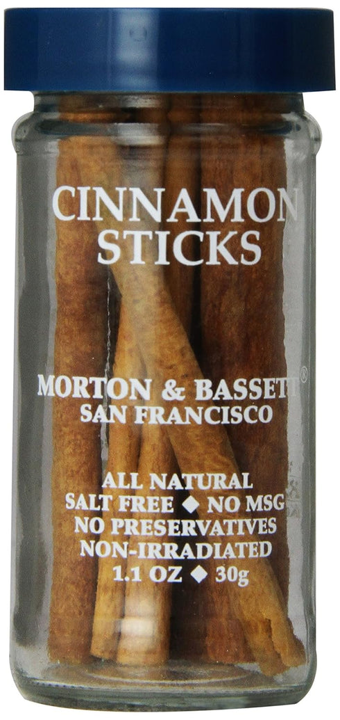 Morton & Bassett Cinnamon Sticks, 1.1-Ounce Jar