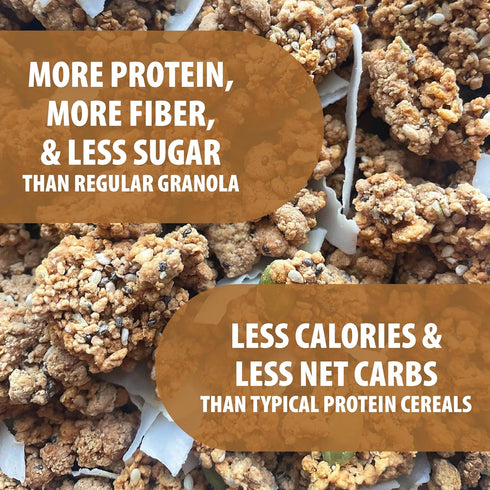 12g 3 15 Julian Bakery ProGranola | Espresso | Protein | Paleo | Net Carbs | Gluten-Free | Grain-Free | Servings