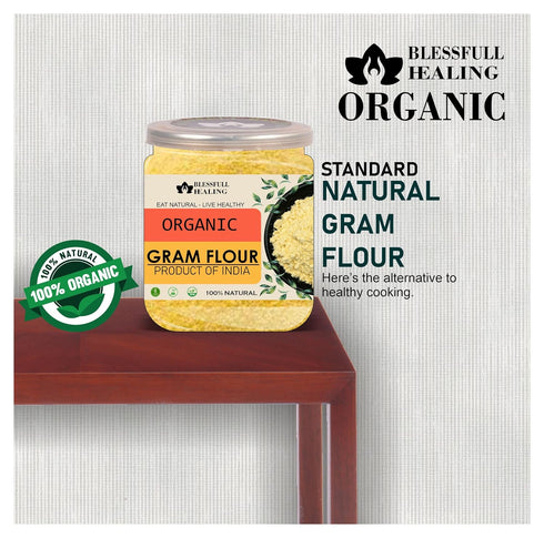 Blessfull Healing 1 lb (453 Organice GRAM FLOUR Gram)