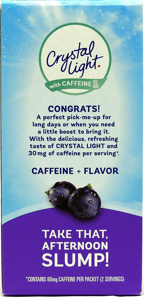 10 (Pack 12) Crystal Light Crystal Light On The Go Energy Grape, CT