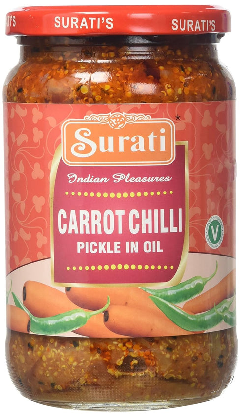 Surati , Carrot Chilli Pickle, 700 Grams(gm)