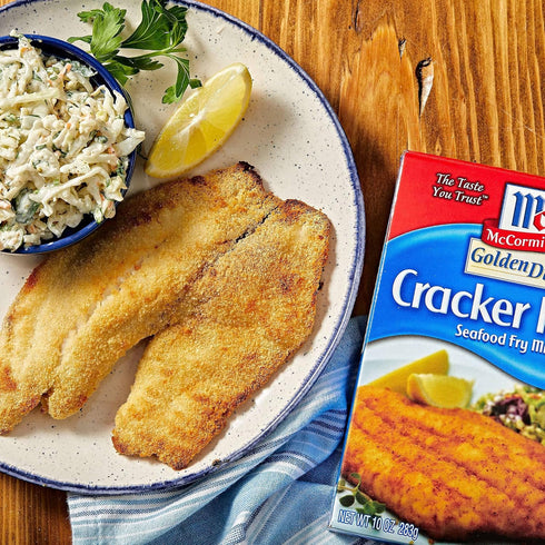 10 oz McCormick Golden Dipt Cracker Meal Seafood Fry Mix