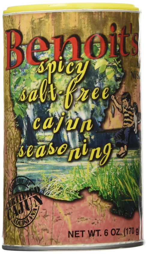 Benoit's Best Spicy Salt-free Cajun Seasoning (6 OZ)