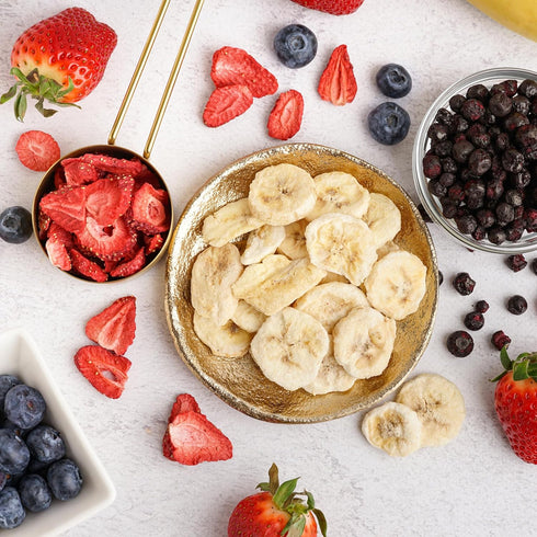 4 Oz, 100% Anna and Sarah Freeze Dried Slice Strawberries Natural Sliced Fruit, Great for Healthy Snacks, Smoothies