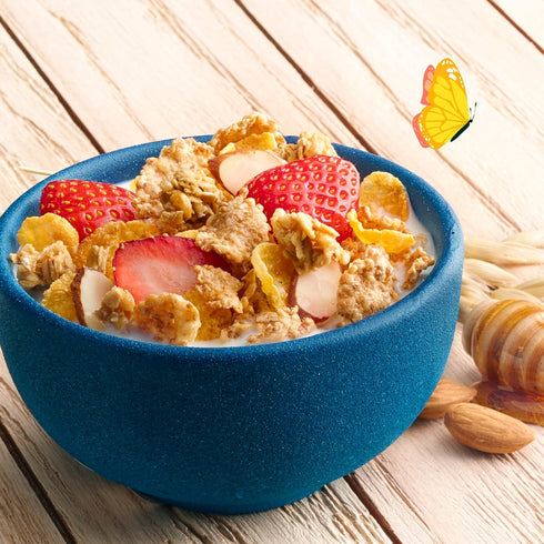 14.4 oz. (Pack 3) Cascadian Farm Organic Honey Oat Crunch Cereal With Almonds, Non-GMO