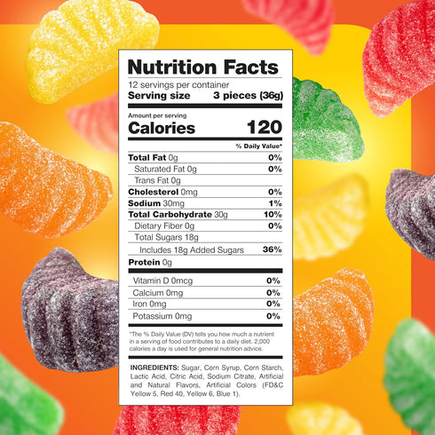 1 Pack Fruit Slices Jelly Candy - Pound - Old Fashioned Jelly Candy for Holiday Snack Bowls and Gifts - Gelatin Free