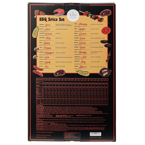 Set Set, 1.25oz Set Pack 20 Large Gourmet Smokehouse BBQ Spice Rub Grilling Gift Each- Spice & Seasonings - Father Gift