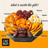 7 Oh! Nuts Dried Fruit Gift Basket Variety Tin Box - Gourmet Arrangement Platter - Healthy Food Snack Box for Birthday