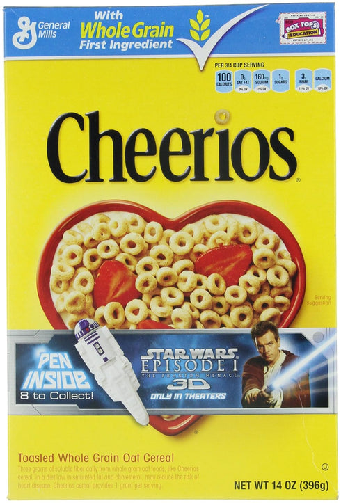 General Mills 14 oz Cheerios Toasted Whole Grain Oat Cereal