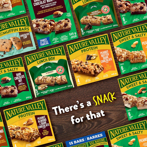 10 Count, 210g/7.4 oz., NATURE VALLEY Crunchy Maple Brown Sugar Granola Bars, {Imported from Canada}