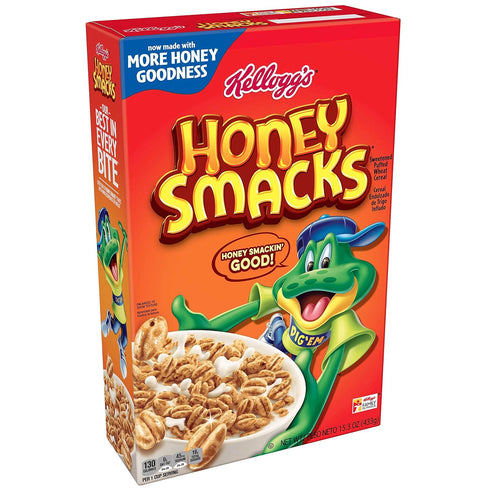 Honey Smacks Kellogg's Cereal - 15.3 oz