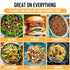 100% 16 oz Crispy Fried Onions | Natural (Non-GMO) | Gluten Free | KETO Friendly | No Sodium | Low Carb | Resealable