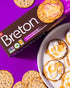 7.3 (Pack 3) Breton Multigrain Crackers, Ounce