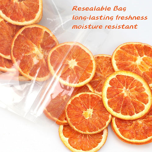 iGAOZM Slices,7.05oz/200g,Dried 52+ Dehydrated Blood Orange Blood Orange Slices for Cocktails,No Sugar Added,Dried