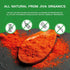 Jiva Organics Organic Red Chili Powder, 7 oz Bag, Extra Hot, Ground Indian Chillies, 100% Natural & Non-GMO