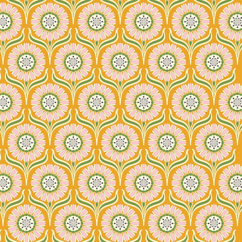 Generic Northcott FIGO Local Honey 90657 55 Gold Pop Daisy