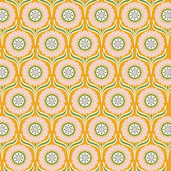 Generic Northcott FIGO Local Honey 90657 55 Gold Pop Daisy