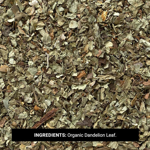 16 (Pack 1) Frontier Co-op Organic Dandelion Leaf, Cut and Sifted - Dried for Loose Tea, Caffeine-Free Coffee
