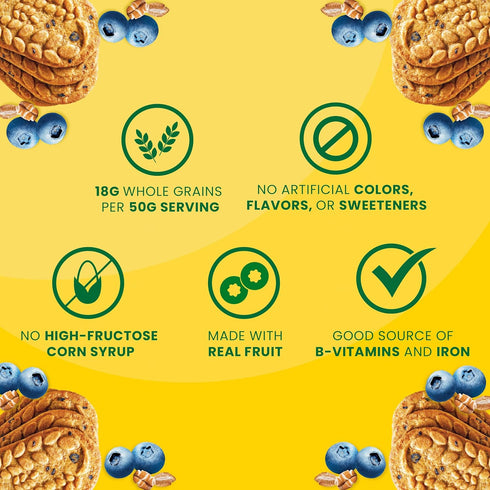 5 Packs (4 Pack) belVita Breakfast Biscuits, Blueberry Flavor, Biscuits Per