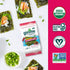 Gimme Omega3s Adults,6 Count (Pack 2) Seaweed Organic Premium Roasted Seaweed Snacks,Korean
