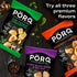 pack, 2 PORQ Artisan Fried Pork Rinds variety BBQ & Zesty Chipotle, Smoky Black Pepper & Sea Salt, and Fine Herbs