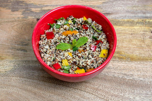 5 Food to Live Organic Tri-Color Quinoa, Pounds Non-GMO, Blend of White, Black, and Red Quinoa, Whole Grain, Raw Seeds