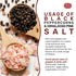 Spicy World 16 Oz 1.75 LB (28 Oz) Whole Black Peppercorns + Himalayan Pink Salt Coarse